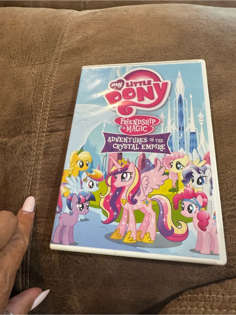 My Little Pony DVD with Pink Purple Blue Cover Art